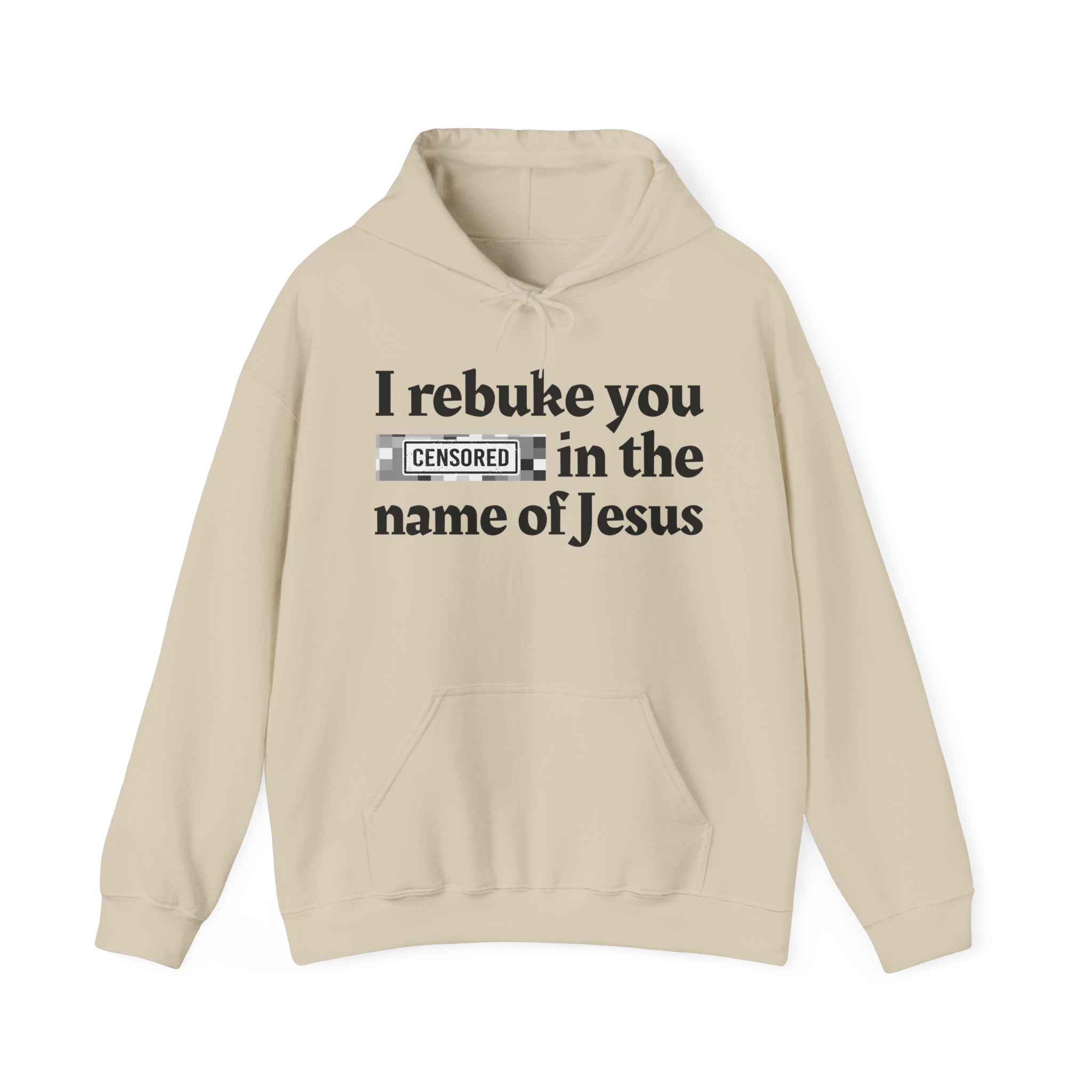 I rebuke you Bitches in the name of Jesus — Sarcastic Christian Hoodie
