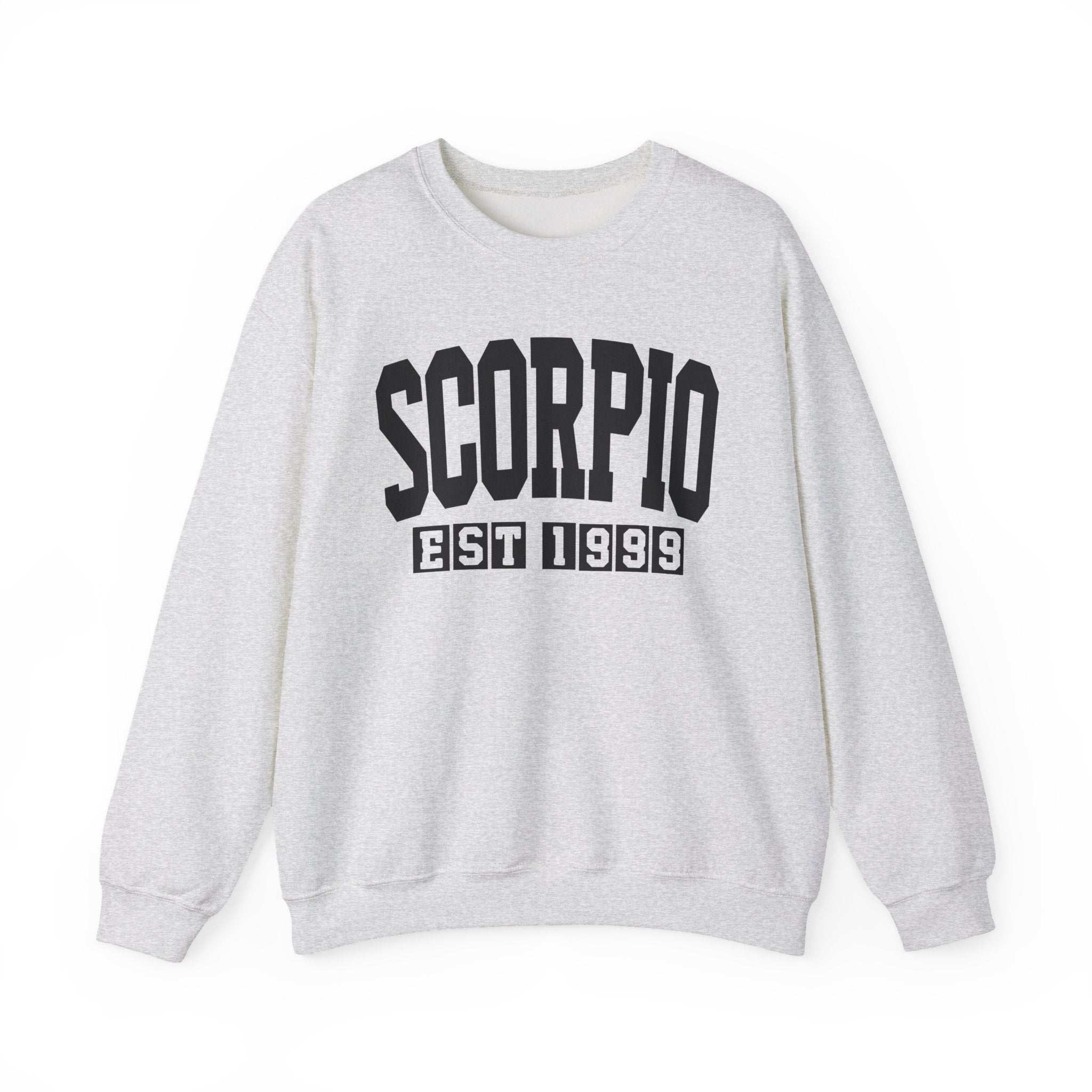 Scorpio (EST YEAR) Personalization — Zodiac Graphic Sweatshirt