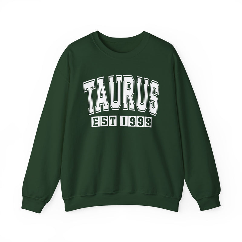 Taurus (EST YEAR) Personalization — Zodiac Graphic Sweatshirt