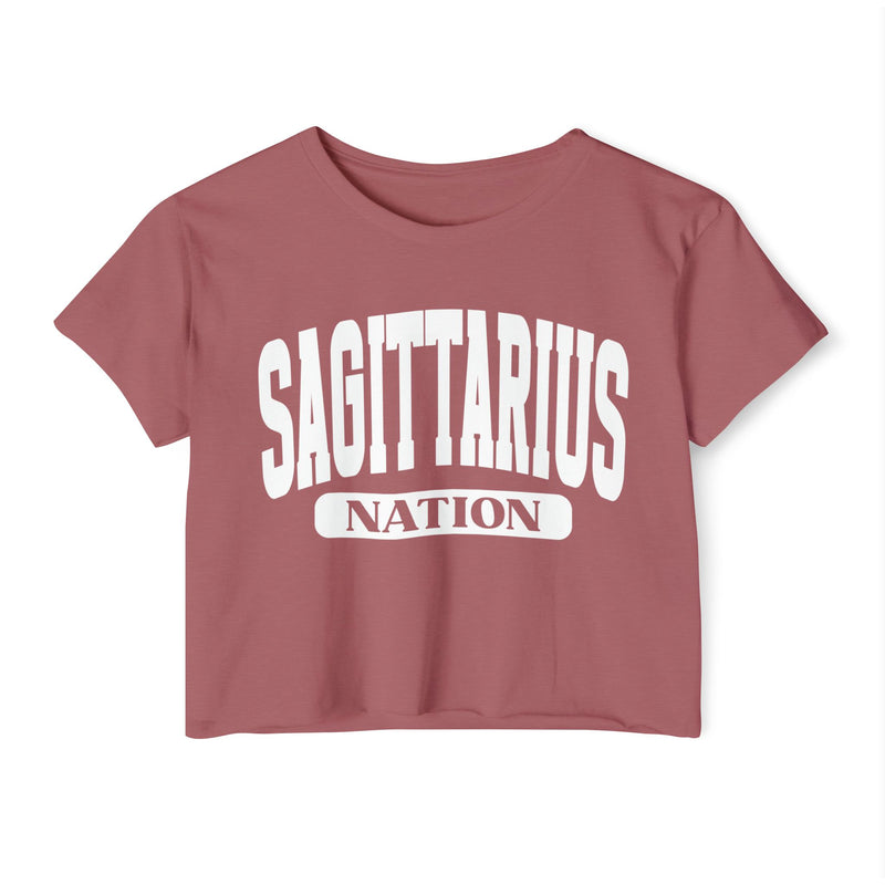 Sagittarius Nation — Women’s Zodiac Festival Crop Top
