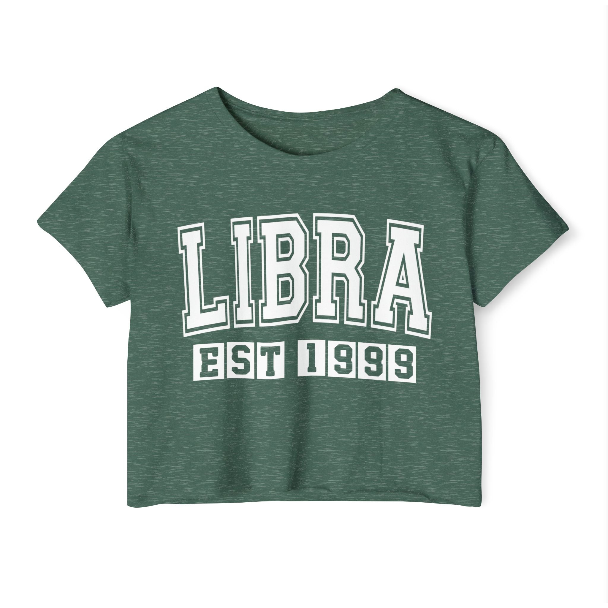 Libra EST (YEAR) Personalization -  Crop Top