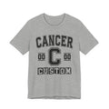 Custom Cancer Varsity Tee Shirt — Customize Birthday Day/Month/Year - Customize Season/nation/Society