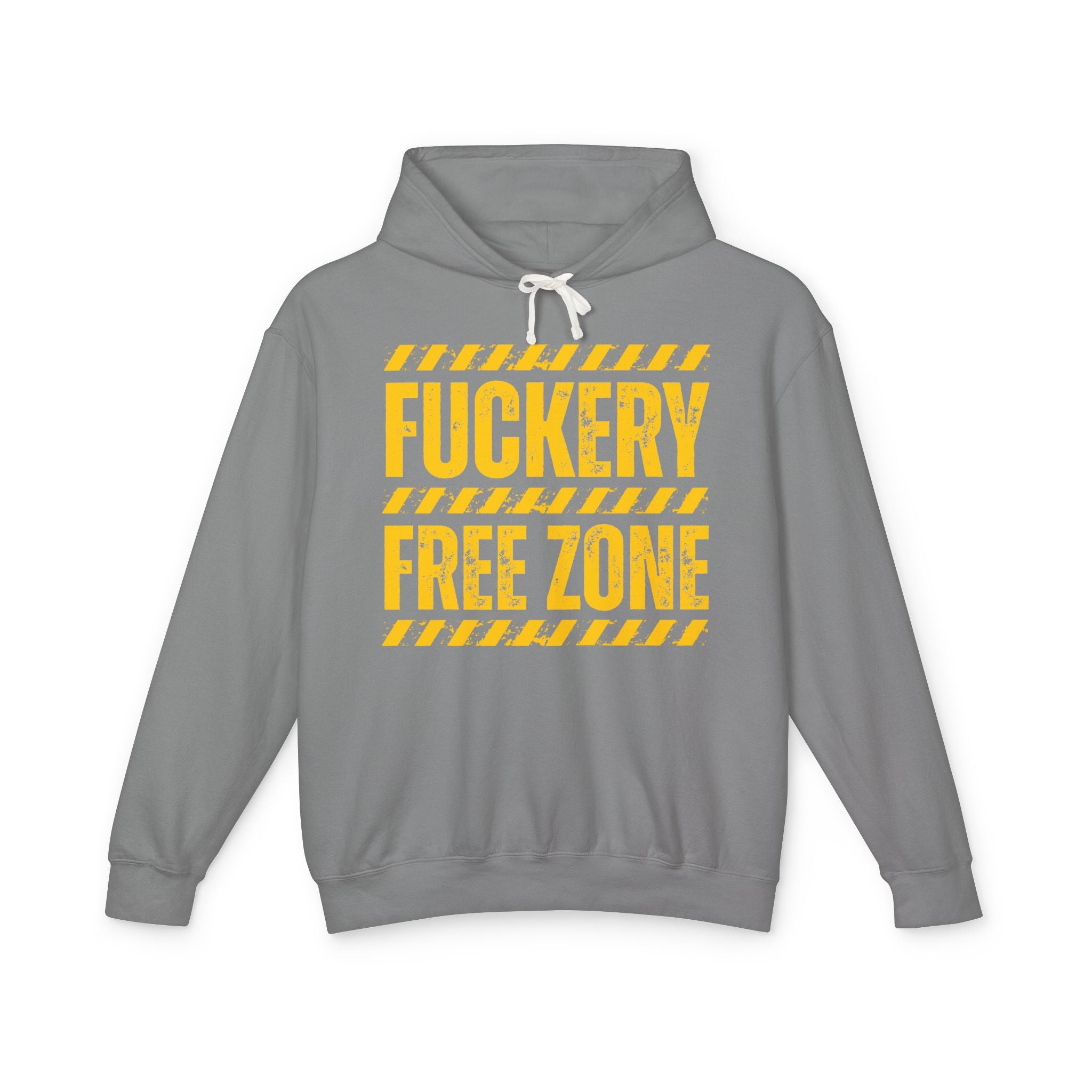 Fuckery Free Zone Hoodie — Funny Boundaries Hoodie