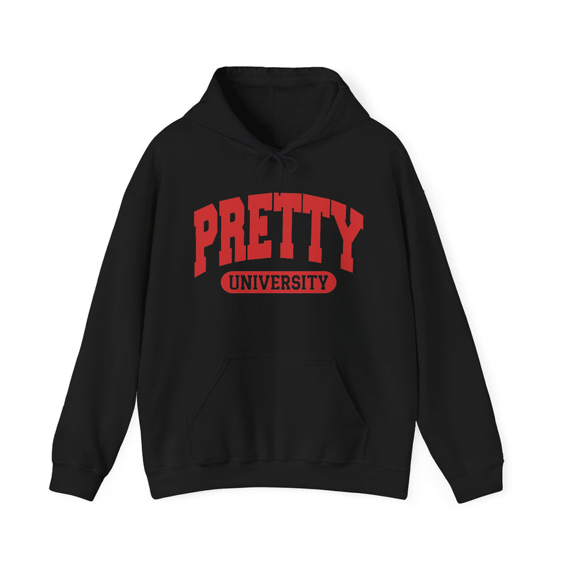 Pretty University — Retro Collegiate Hoodie