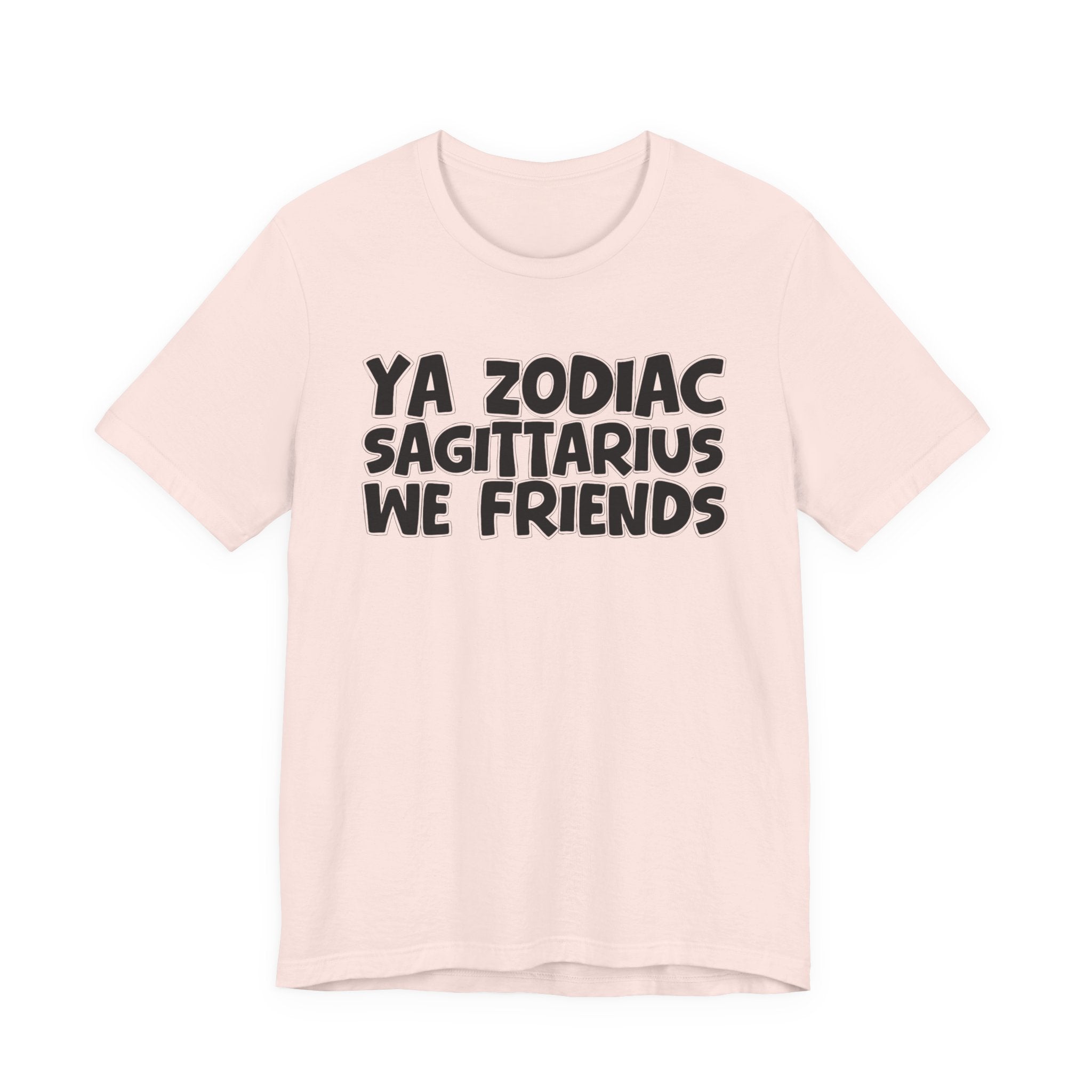 Ya Zodiac Sagittarius We Friends - Fun Astrology Tee for Sagittarius Sign