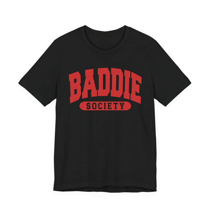 Baddie Society — Retro Collegiate T-Shirt