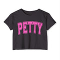 Petty Crop Top — Women's Festival Graphic Tee