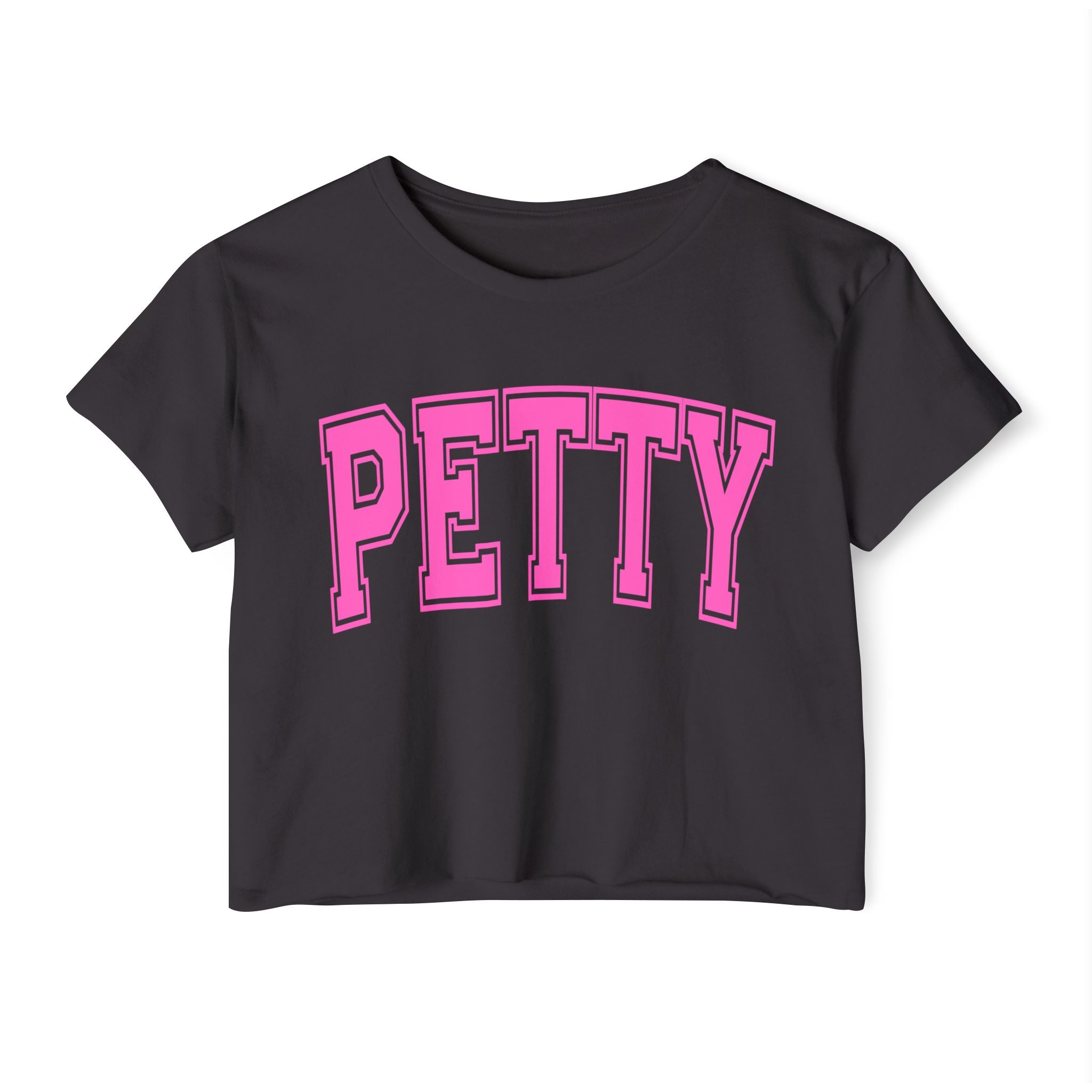 Petty Crop Top — Women's Festival Graphic Tee