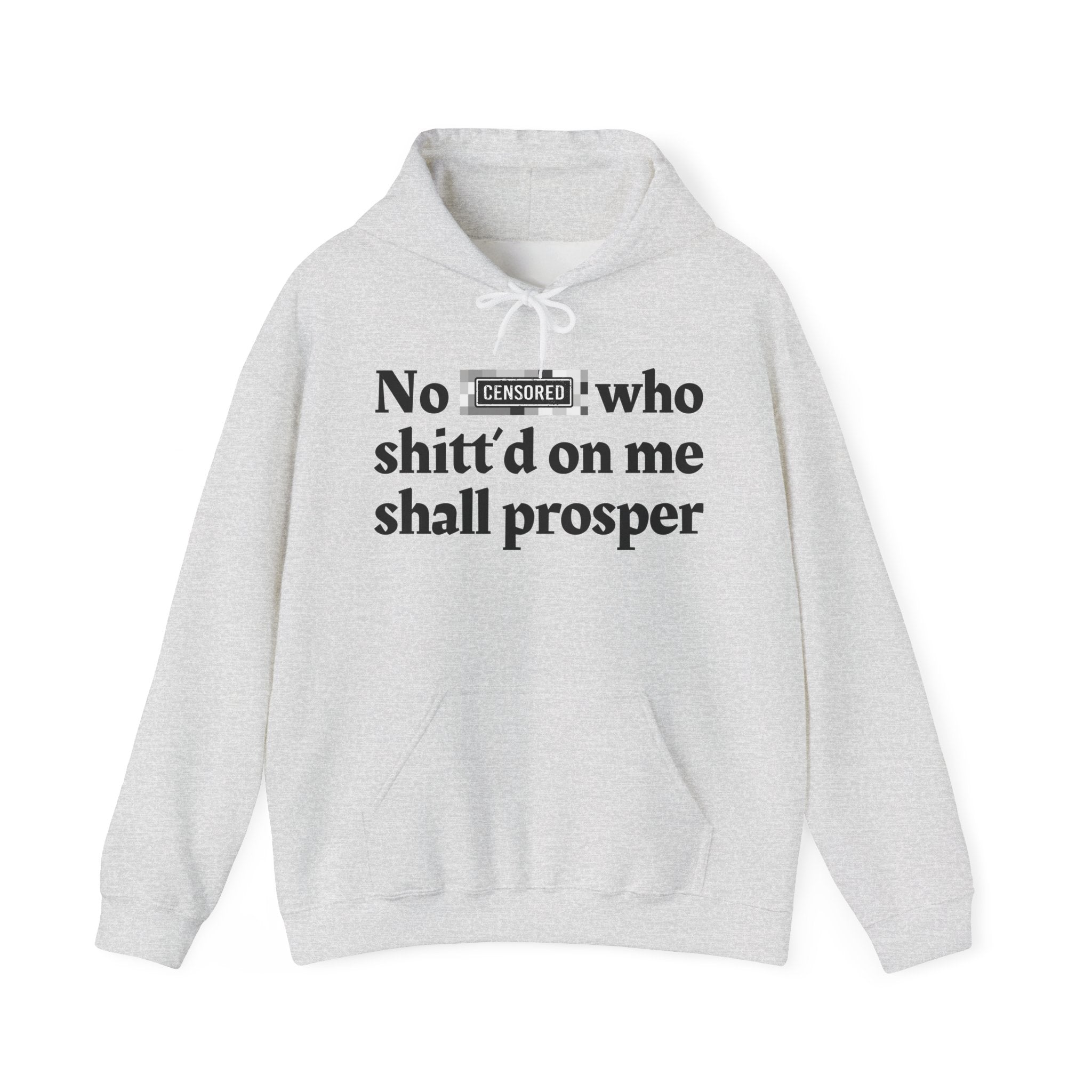 No Bitch Who Shitt'd On Me Shall Prosper — Bold Christian Statement Hoodie