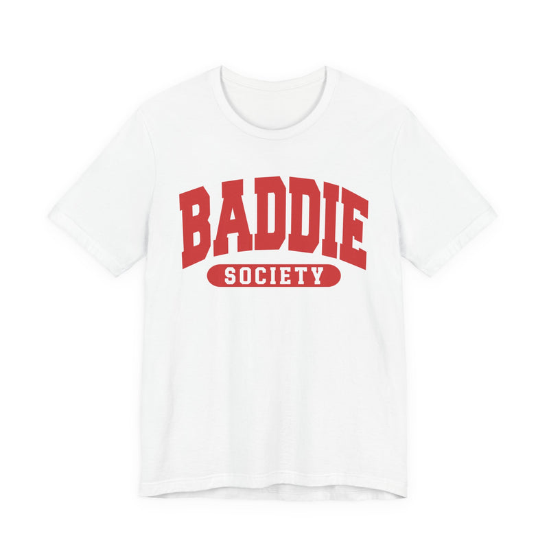 Baddie Society — Retro Collegiate T-Shirt