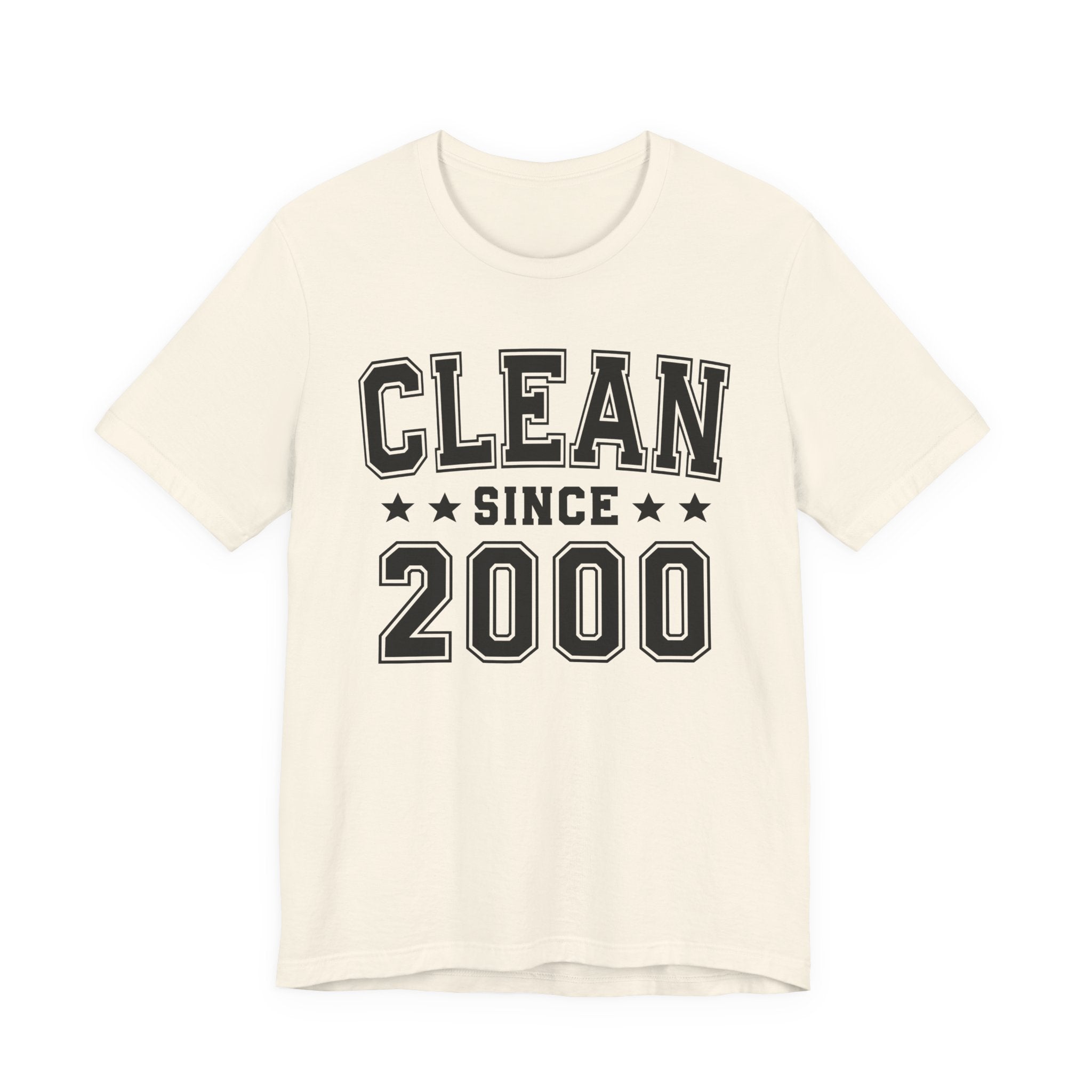 Clean Since (Personalized Date) —  Bride/Married T-shirt, Wedding & Anniversary Gift