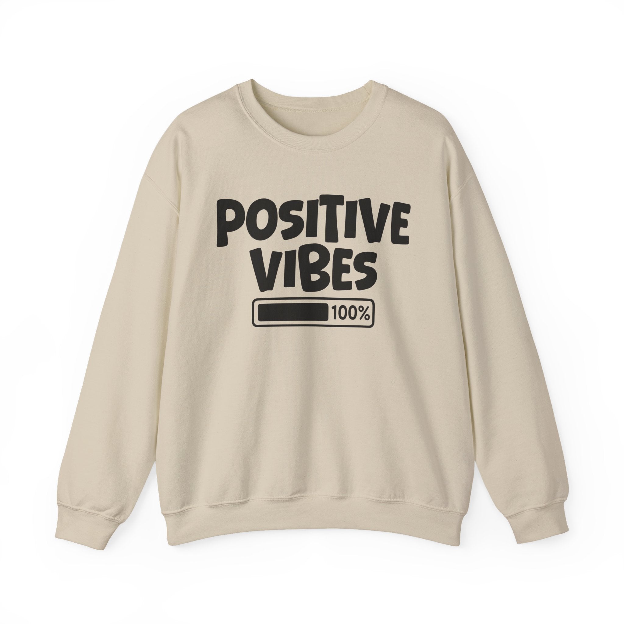 Positive Vibes - Crewneck Sweatshirt — Political Activism Fist Graphic