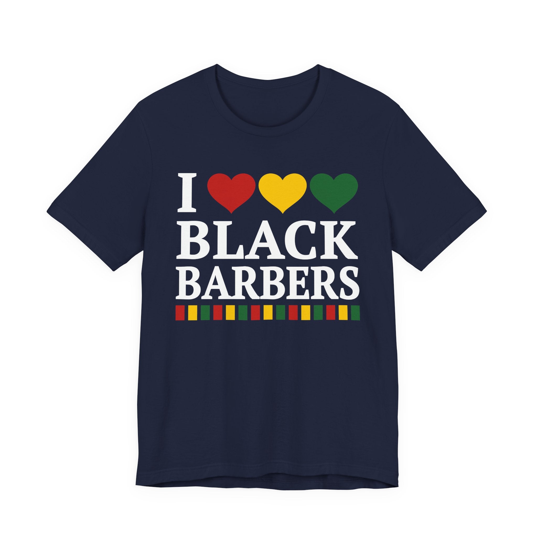 I Love Black Barbers — T-Shirt