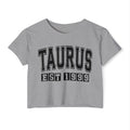 Taurus EST (YEAR) Personalization -  Crop Top