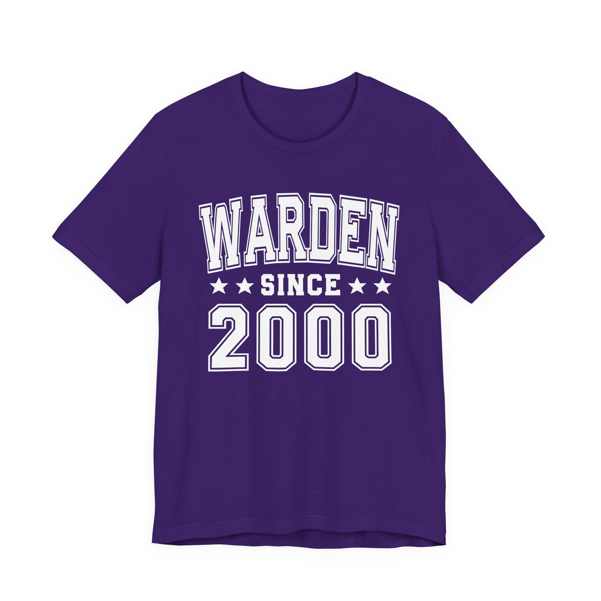 Warden Since (Personalized Date) —  Bride/Married T-shirt, Wedding & Anniversary Gift