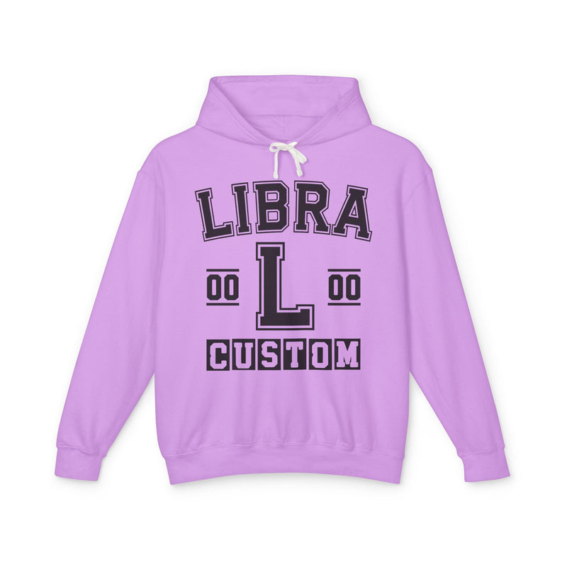 Custom Libra Varsity Hoodie — Customize Birthday Day/Month/Year — Customize Gemini Season/Nation