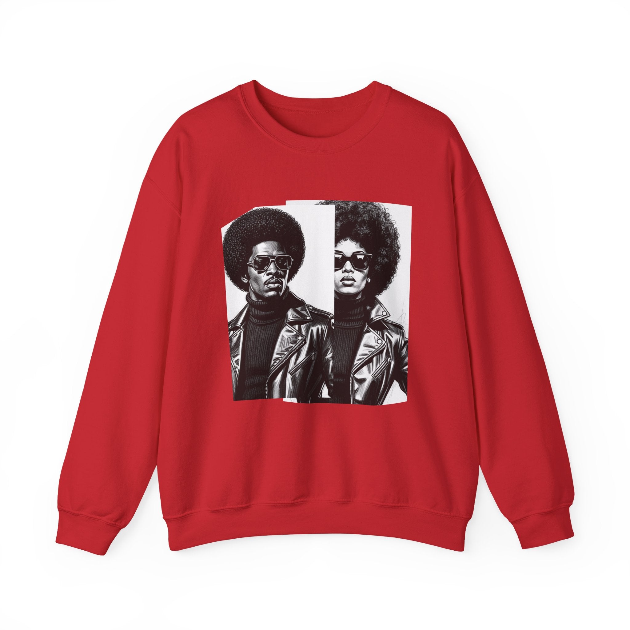 70s Portrait Of Black Couple - African American Pride Sweatshirt