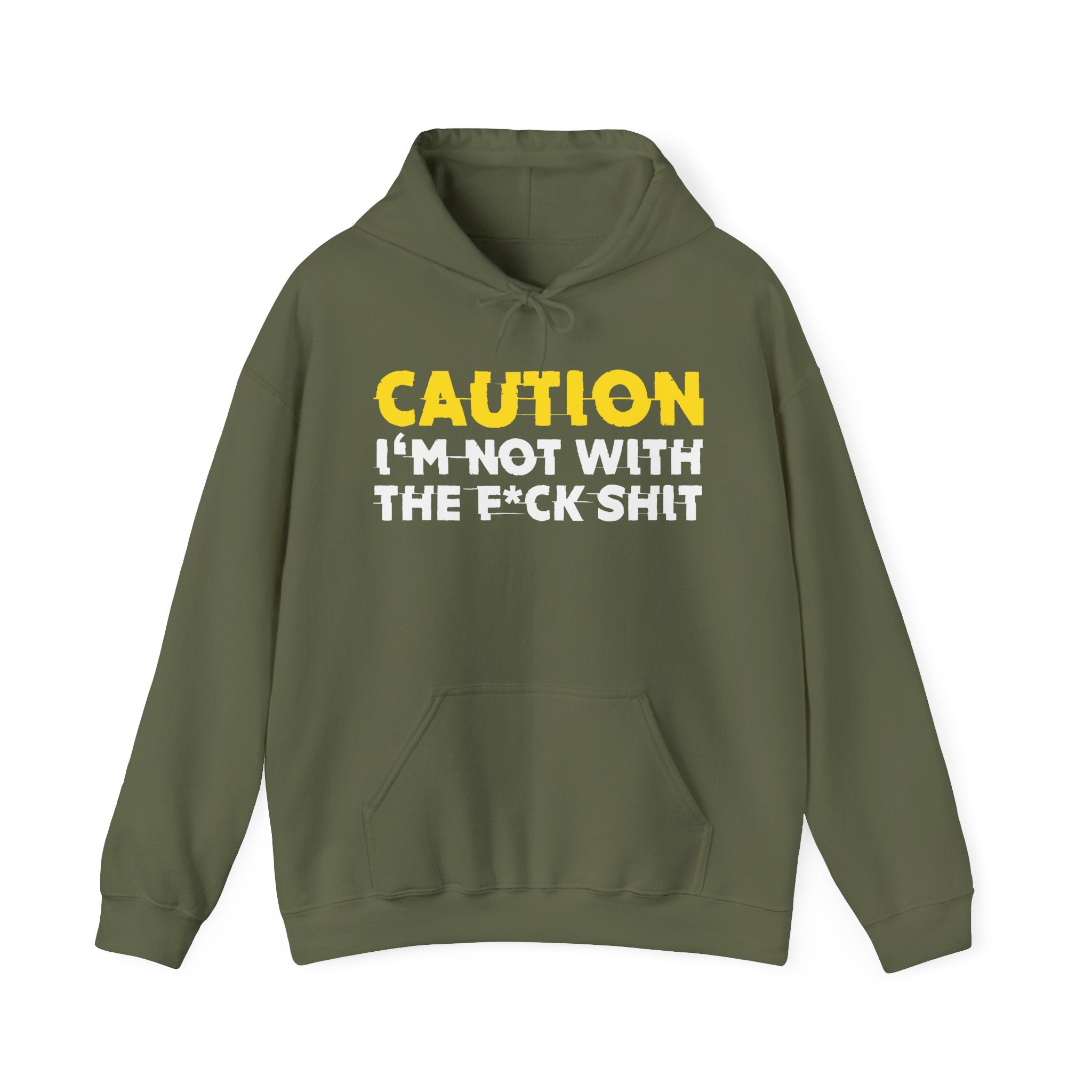 Caution I'm Not Wit The Fuck Shit – Funny Warning Graphic Hoodie