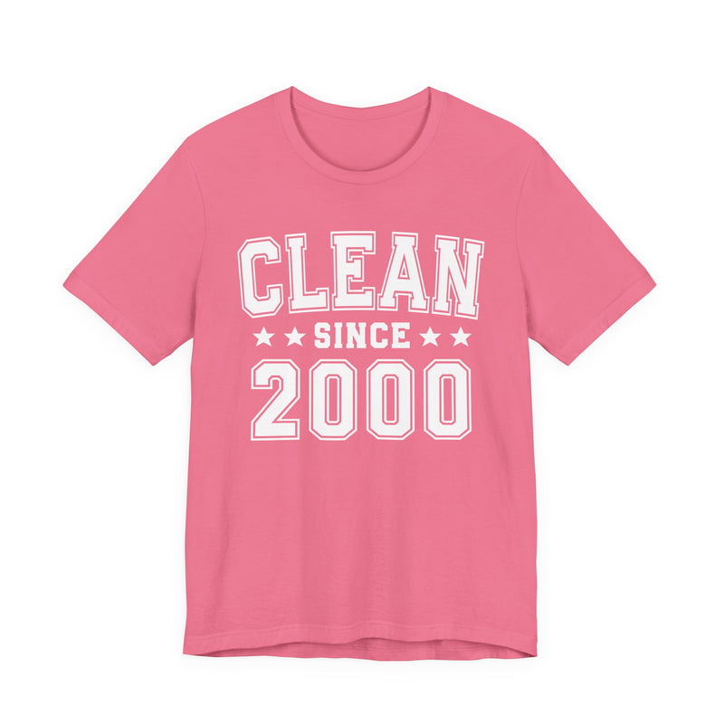 Clean Since (Personalized Date) —  Bride/Married T-shirt, Wedding & Anniversary Gift