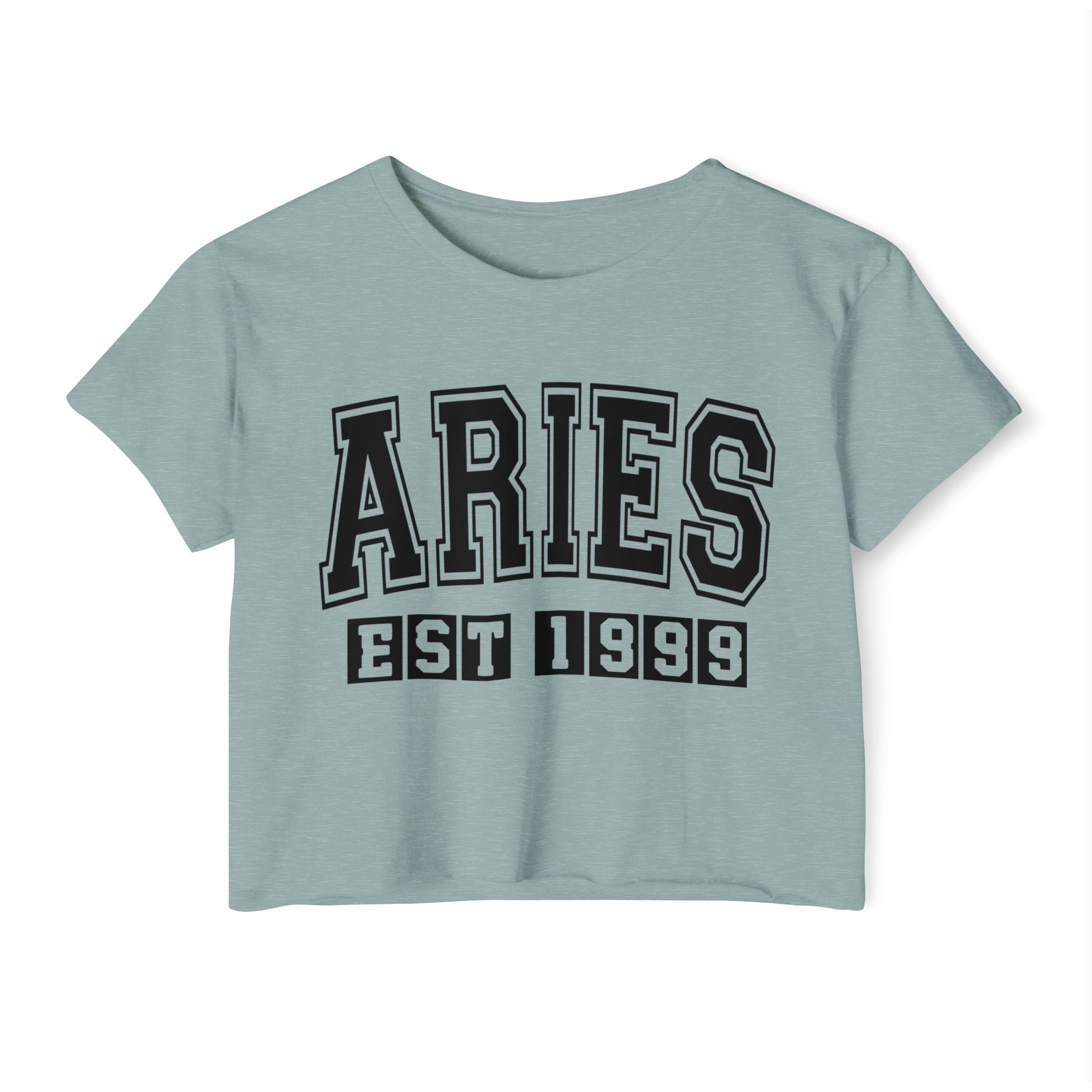 Aries EST (YEAR) Personalization -  Crop Top