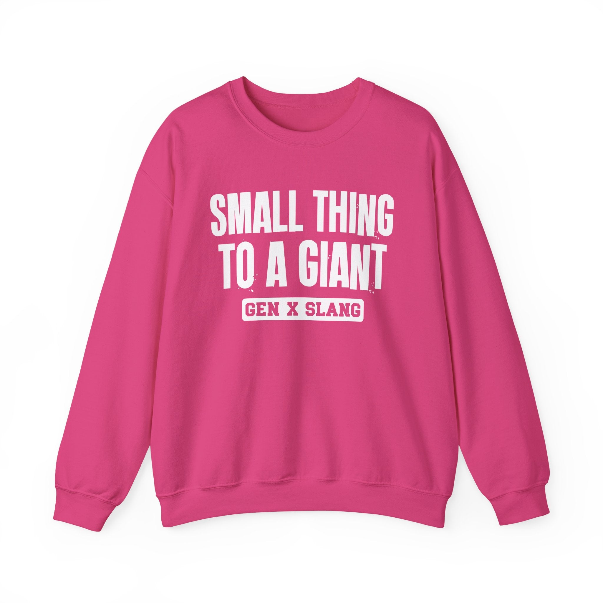 Gen X Slang Sweatshirt - Small Thing To  A Giant