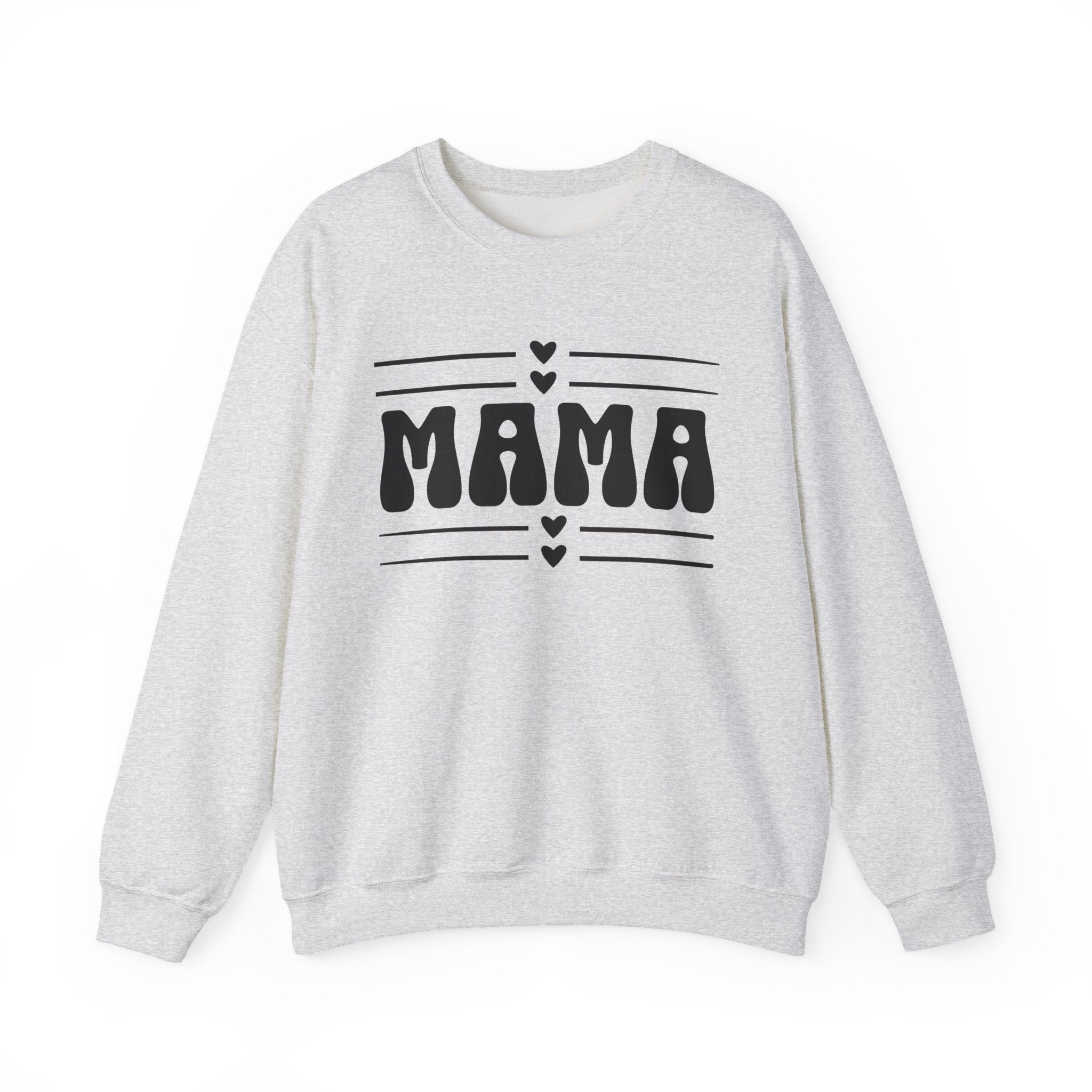 Mama Crewneck Sweatshirt — Retro Hearts Mother's Day Gift