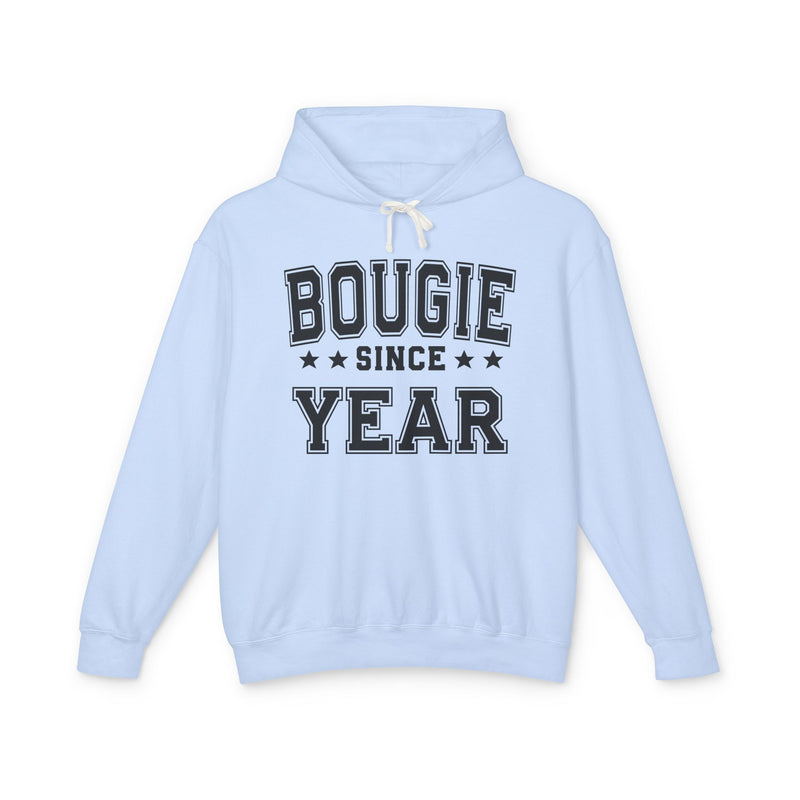 Bougie (Personalized Date) — Humorous Reflection Hoodie