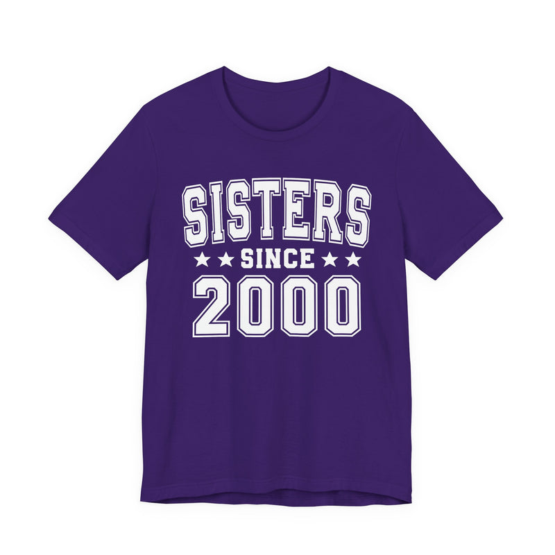 Sisters Since (Personalized Date) —  Bride/Married T-shirt, Wedding & Anniversary Gift