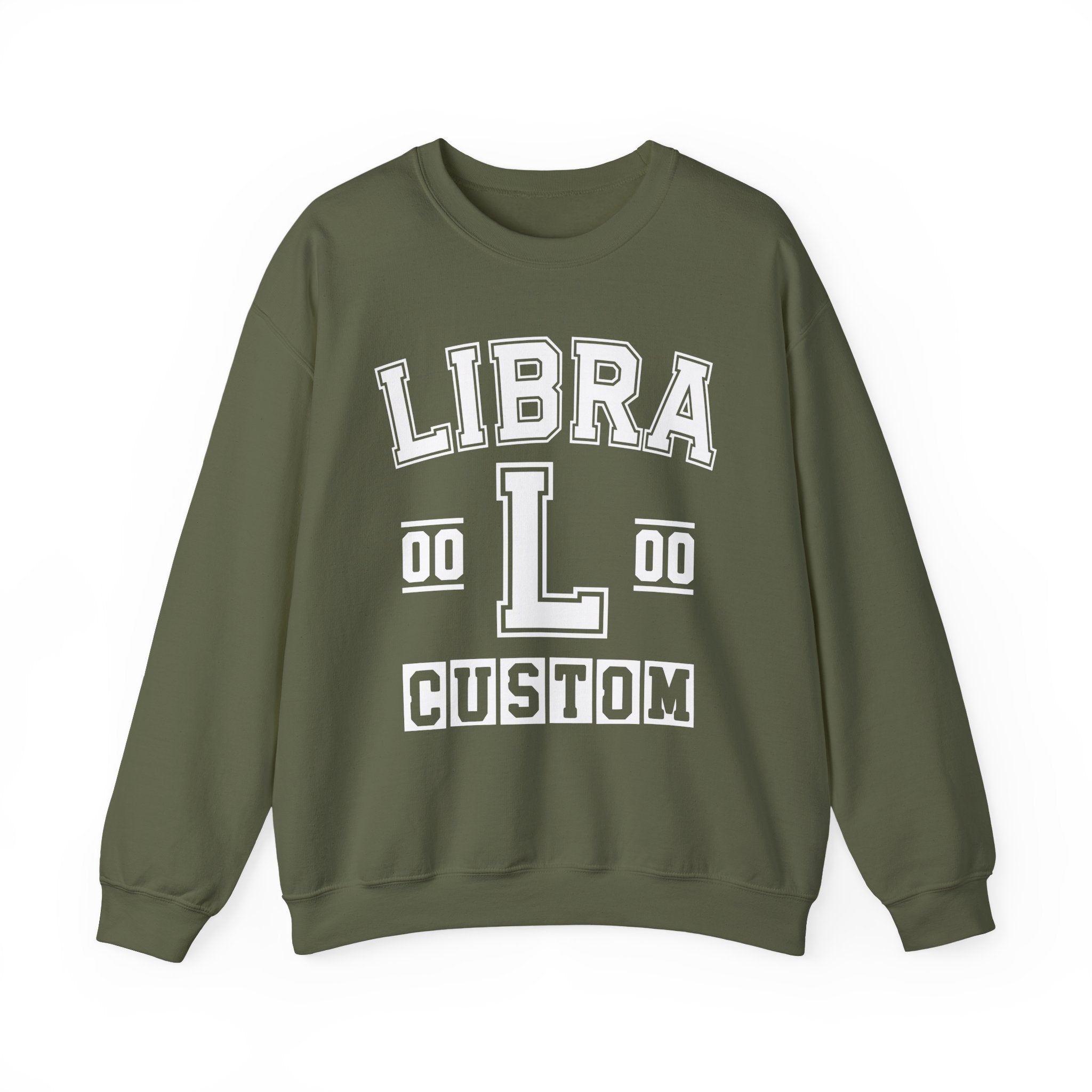 Custom Libra Varsity Sweatshirt - Customize Birthday Day/Month/Year - Customize Gemini Season/Nation