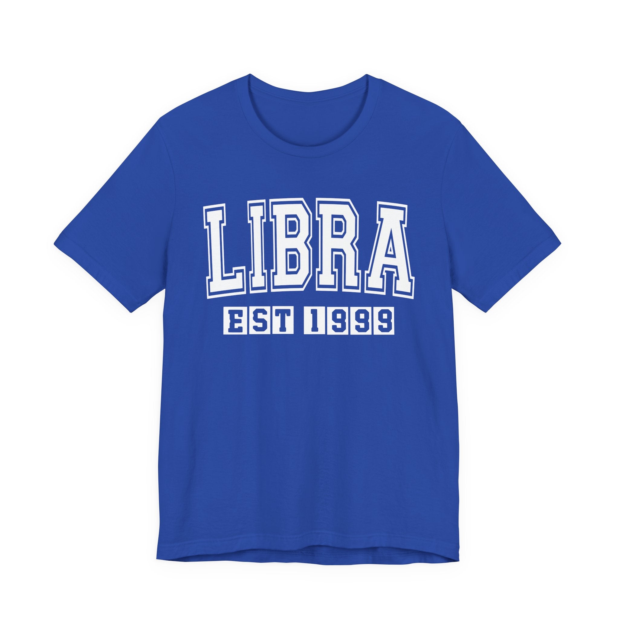 Libra EST (YEAR) Personalization — Zodiac Birthday Tee Shirt