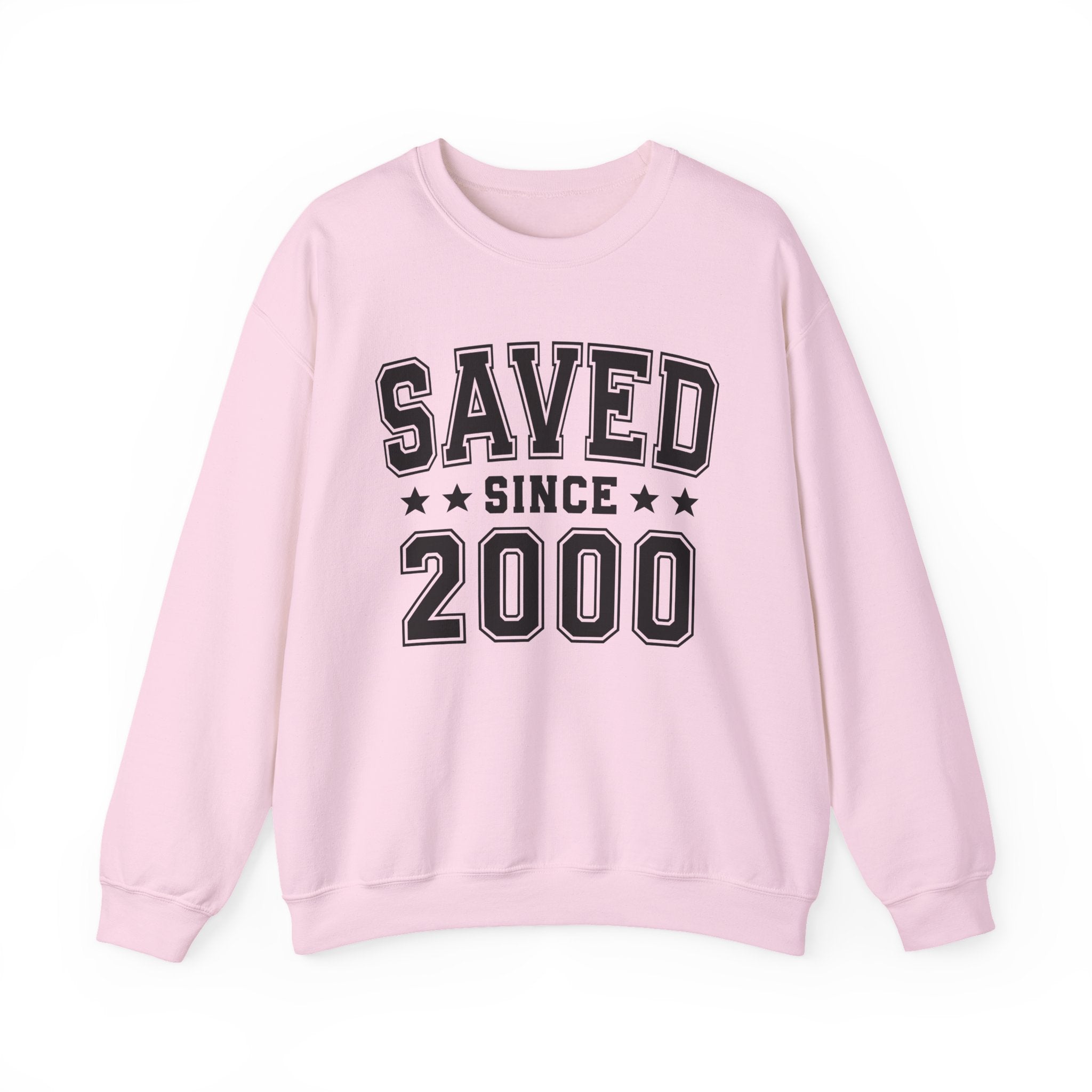 Saved Since (Personalized Date) —  Christian Milestone Sweatshirt