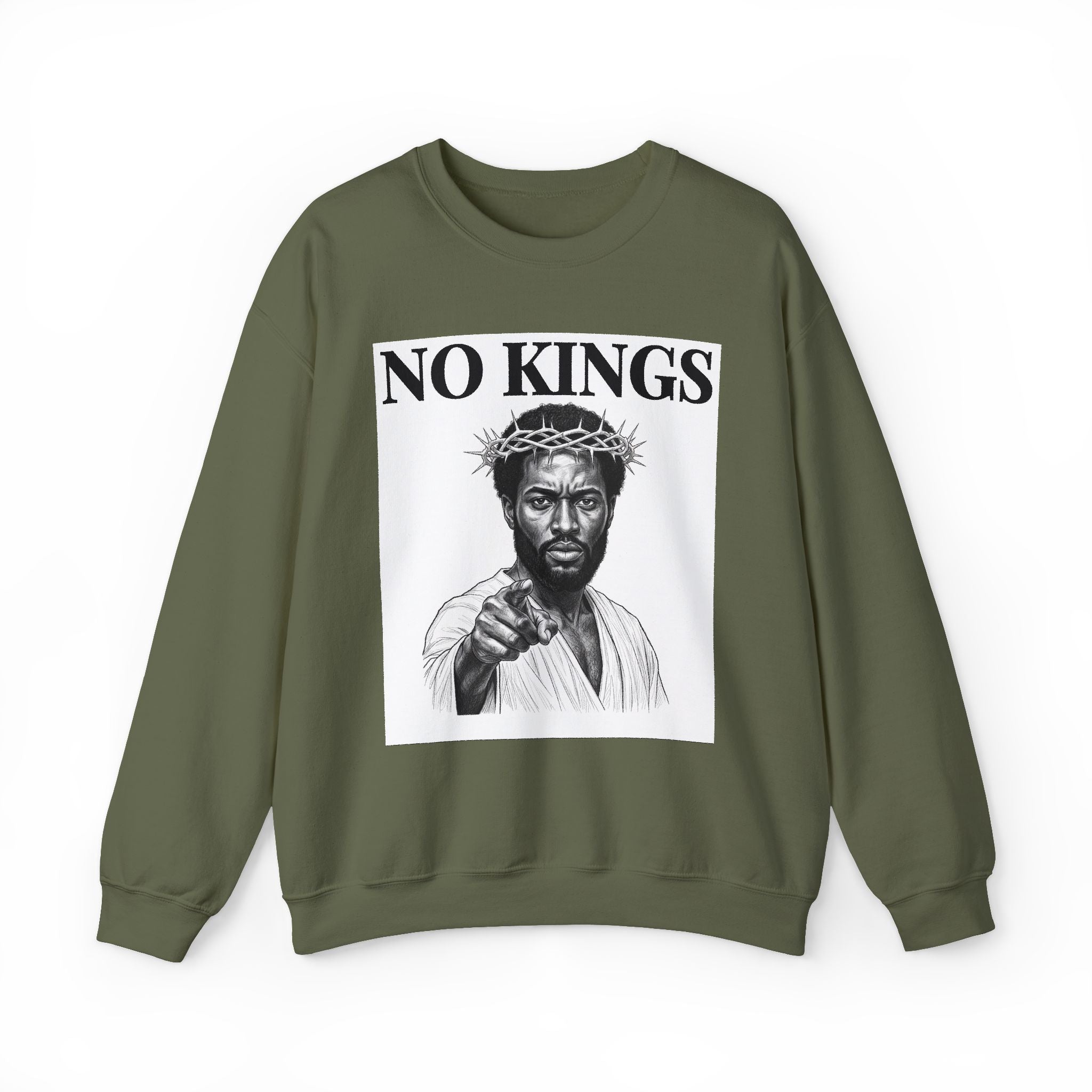 No Kings (Black Jesus) — Sweatshirt