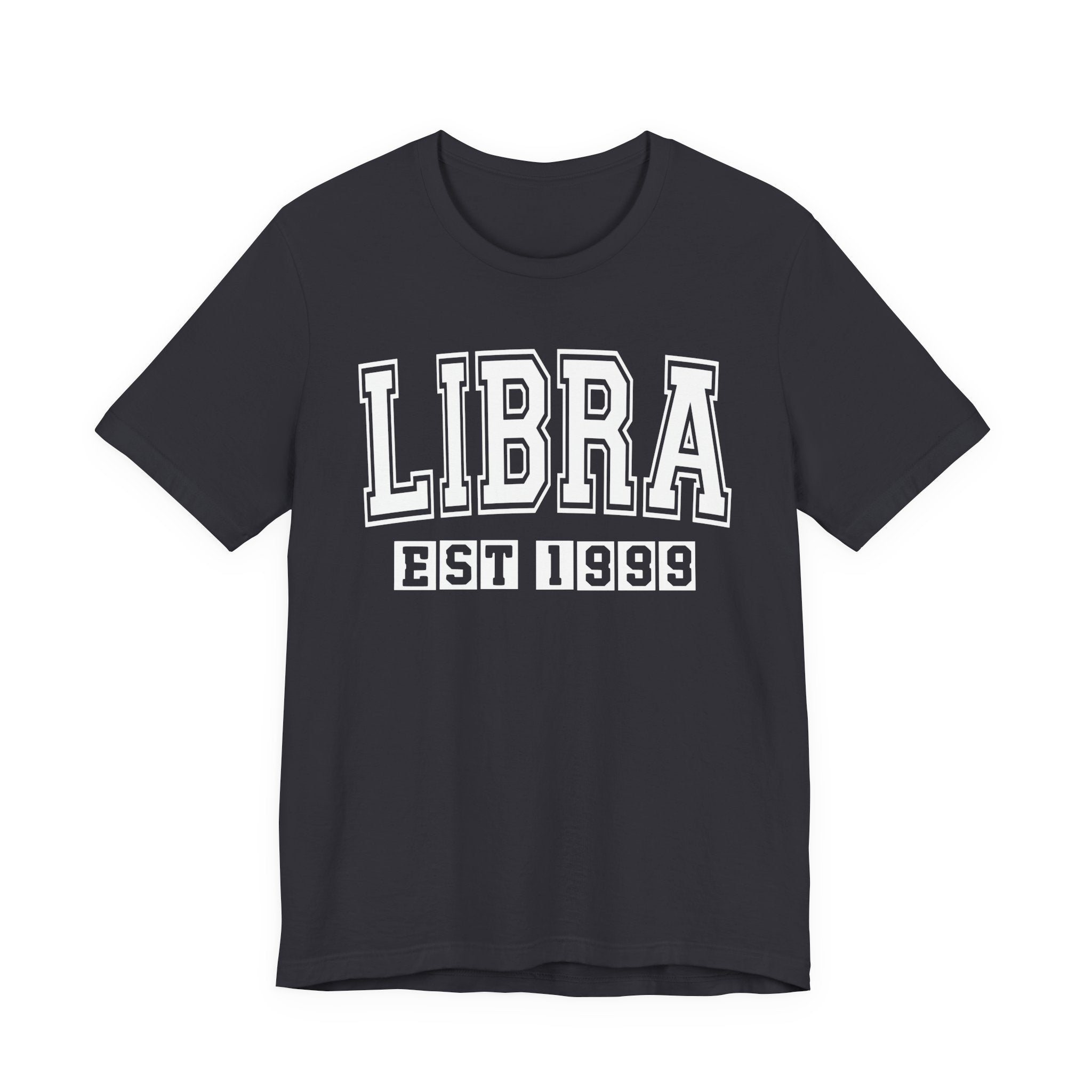 Libra EST (YEAR) Personalization — Zodiac Birthday Tee Shirt