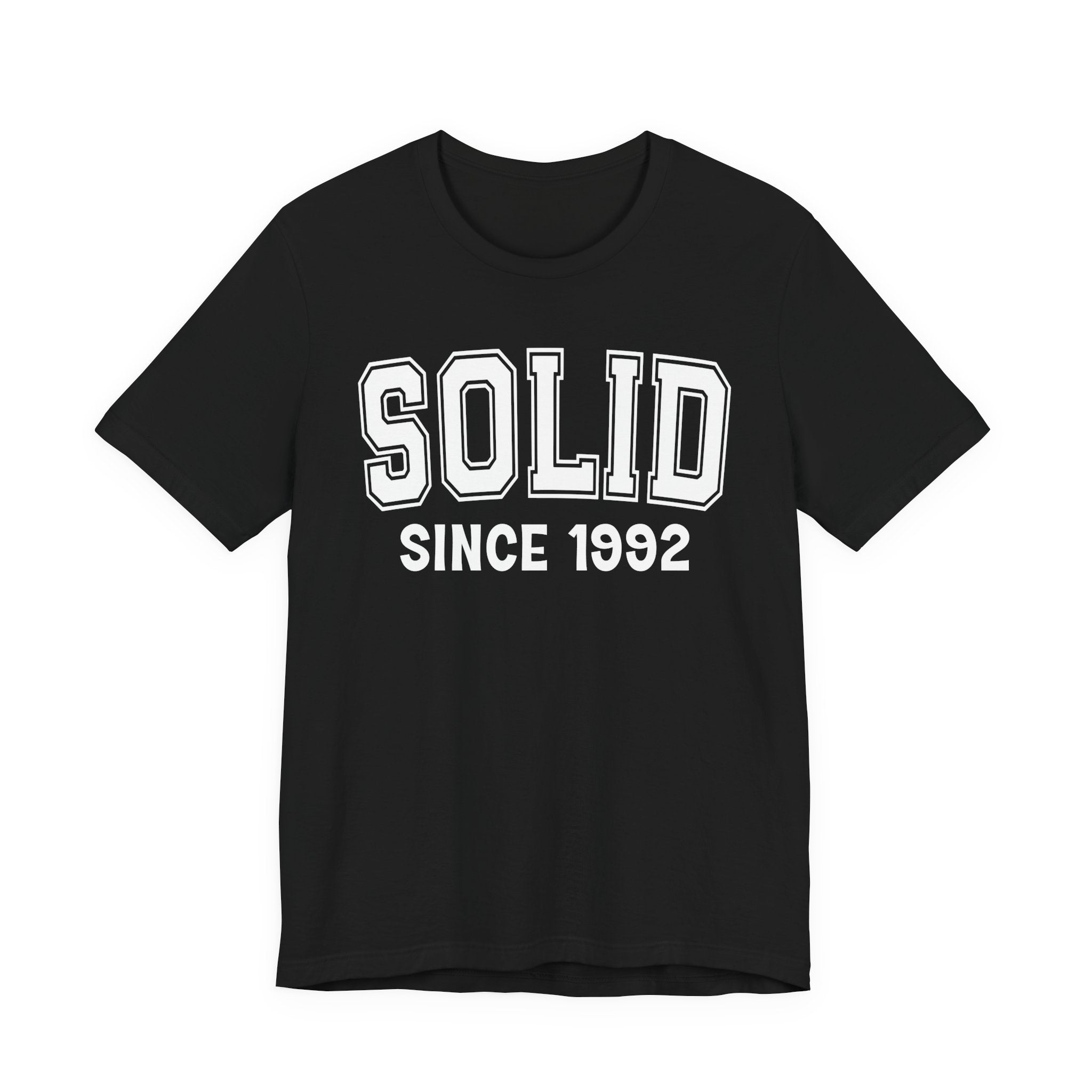 Solid Personalization T-Shirt - Add Your Special "Since Date"