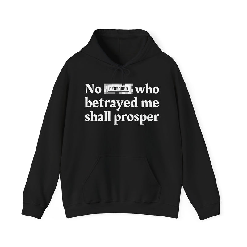 No Bitch Who Betrayed Me Shall Prosper — Hoodie
