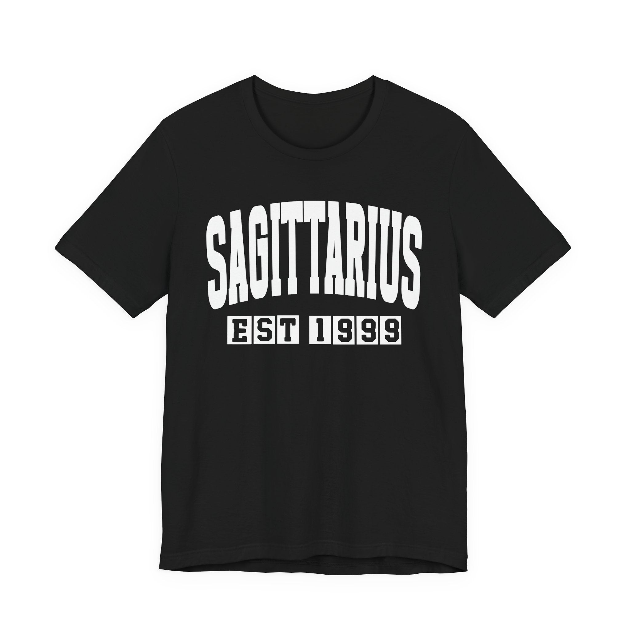Sagittarius EST (YEAR) Personalization — Zodiac Birthday Tee Shirt