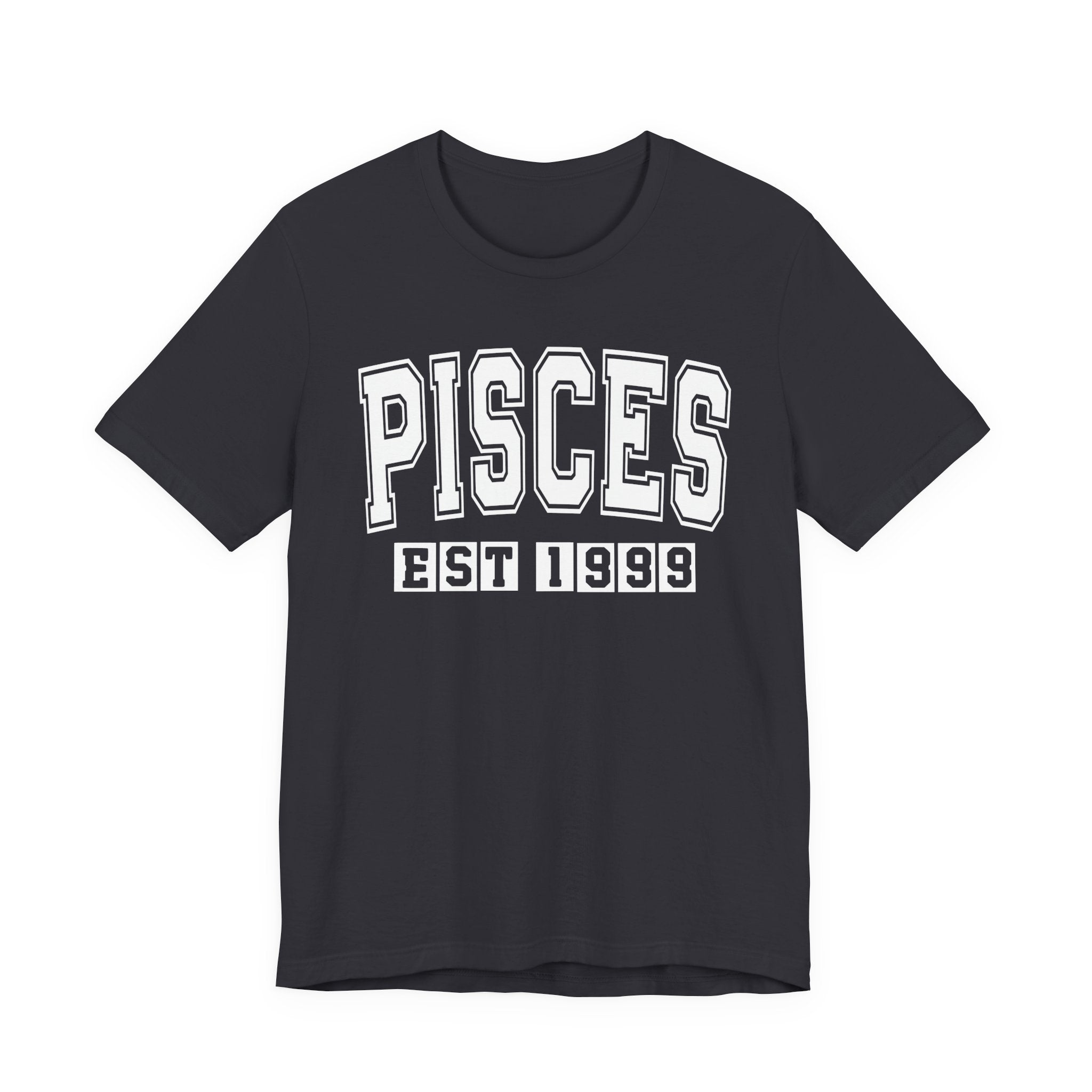 Pisces EST (YEAR) Personalization — Zodiac Birthday Tee Shirt