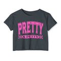 Pretty & Petty Crop Top — Women's Festival Graphic Tee