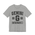 Custom Gemini Varsity Tee Shirt — Customize Birthday Day/Month/Year - Customize Season/nation/Society