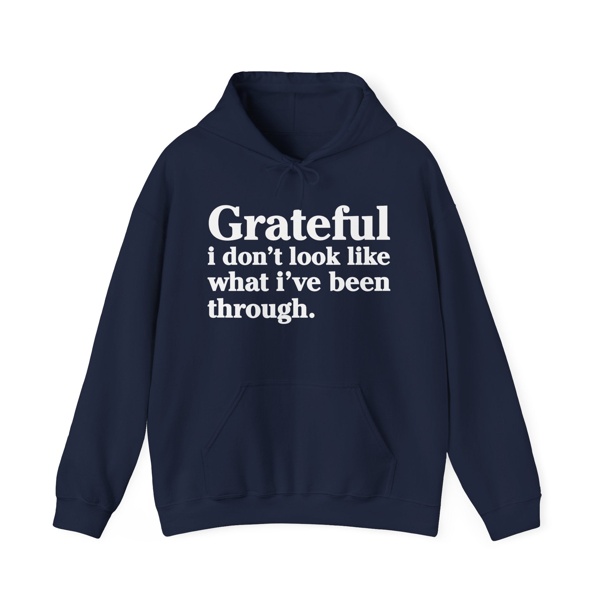 Grateful I Don't Look Like What I Been Through – Inspirational Christian Prayer Hoodie