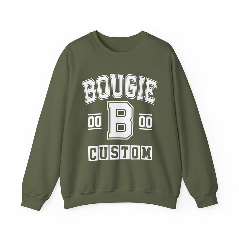 Custom Bougie Varsity Sweatshirt — Customize Birthday Day/Month/Year — Customize Gemini Season/Nation
