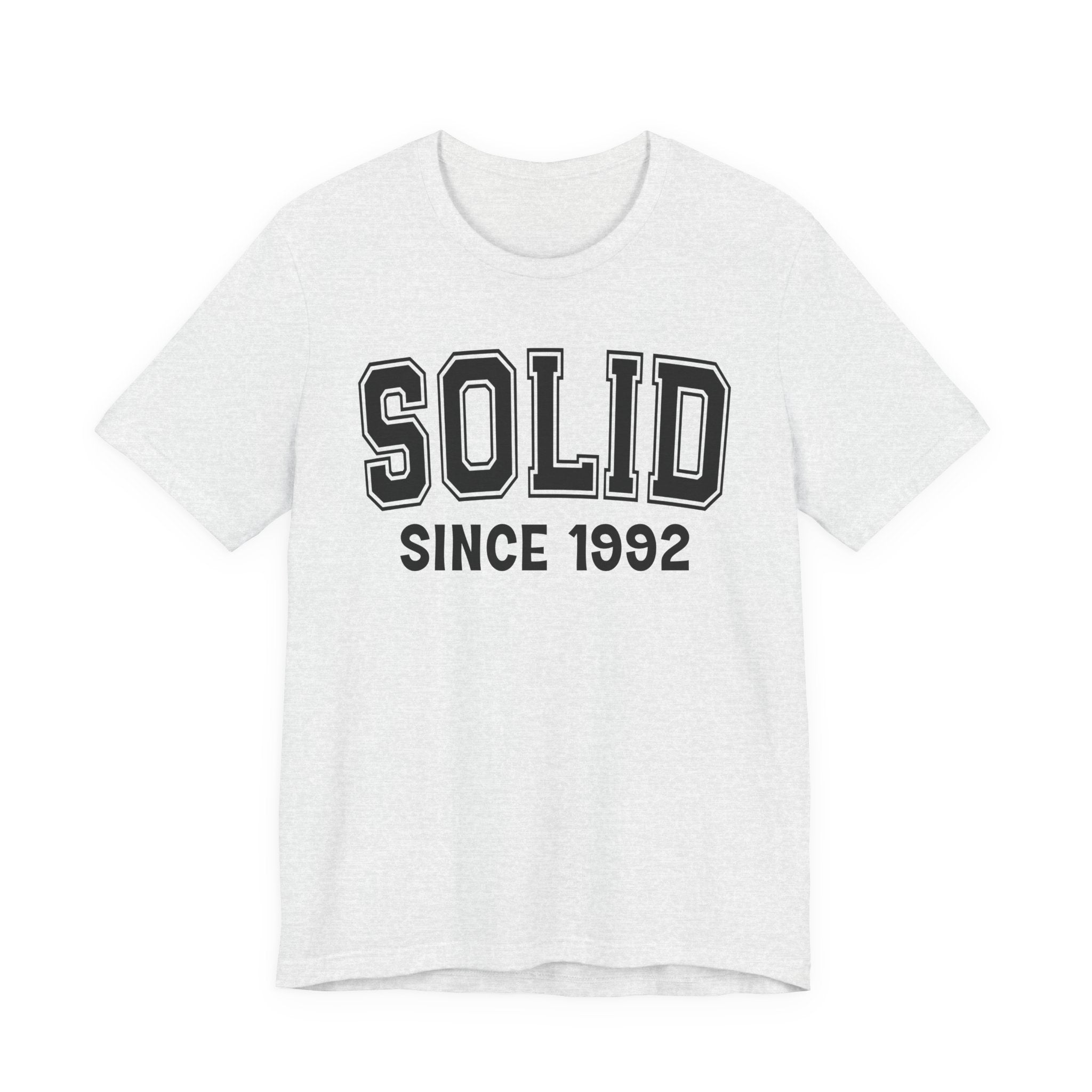 Solid Personalization T-Shirt - Add Your Special "Since Date"