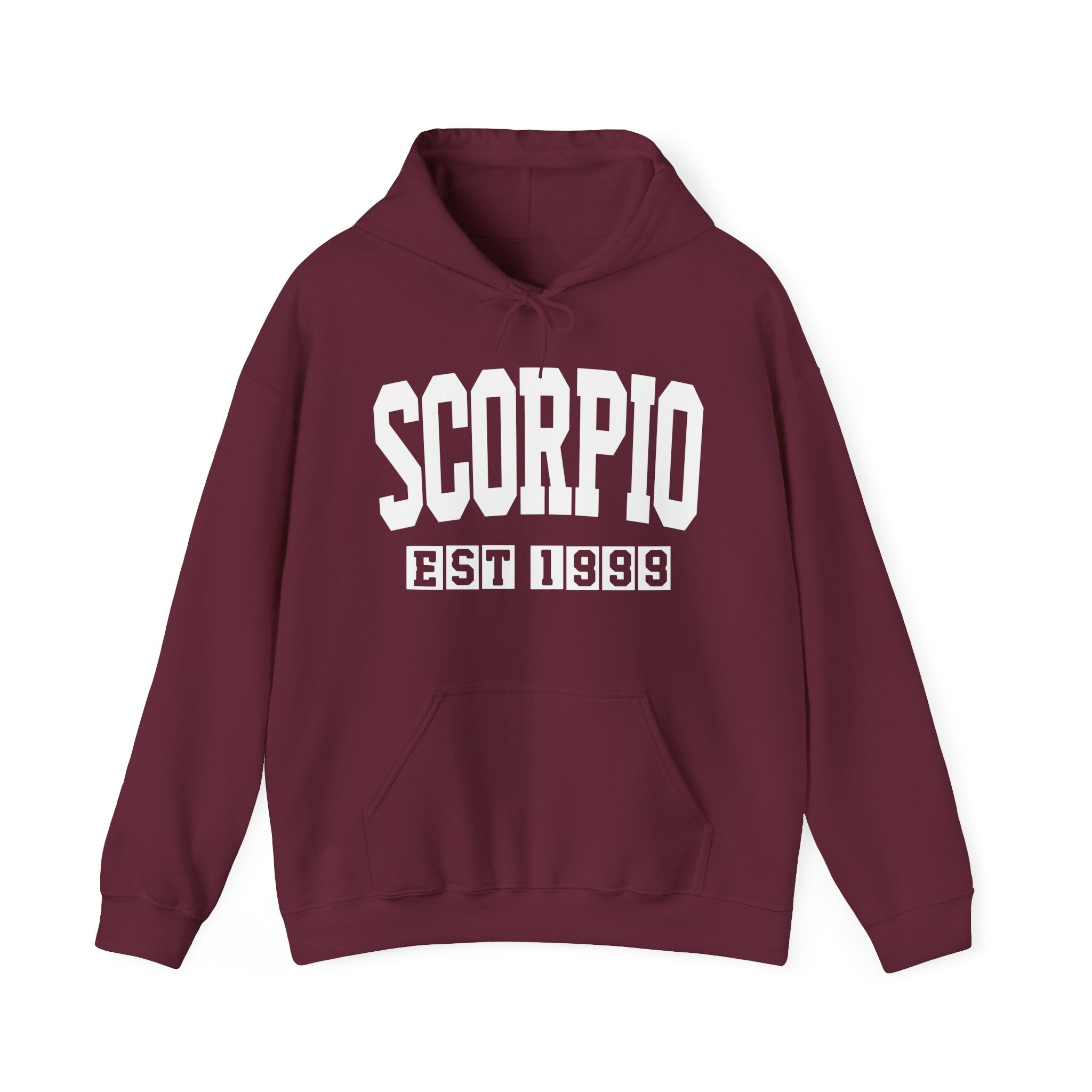 Scorpio (EST YEAR) Personalization — Zodiac Birthday Year Hoodie