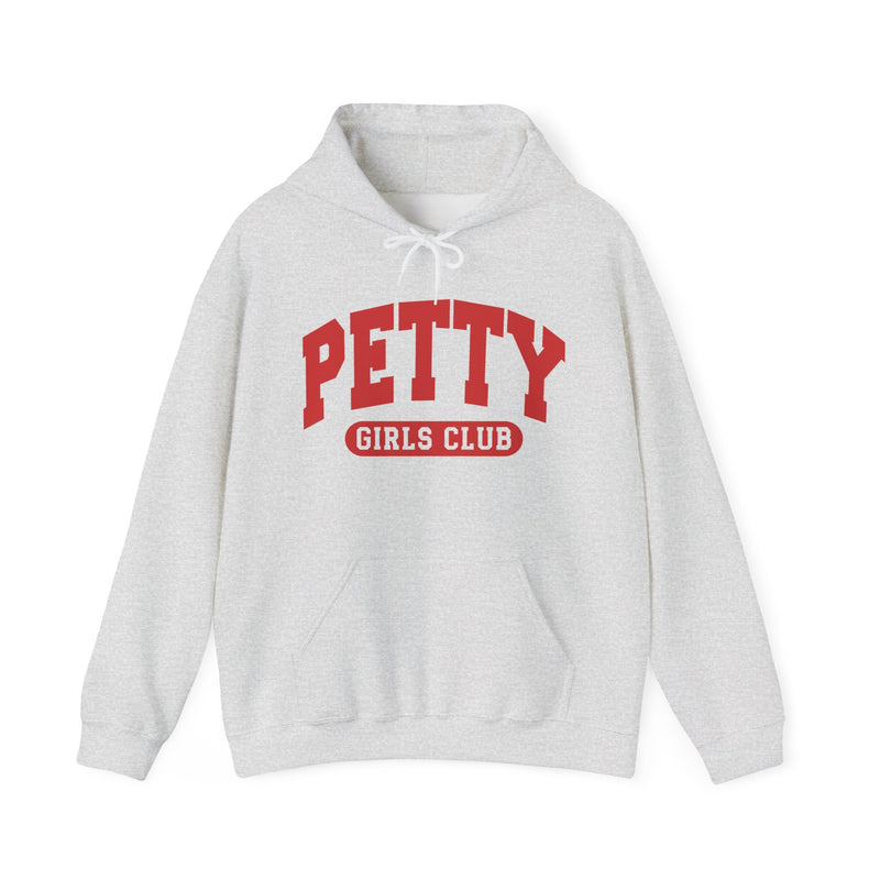 Petty Girls Club — Retro Collegiate Hoodie