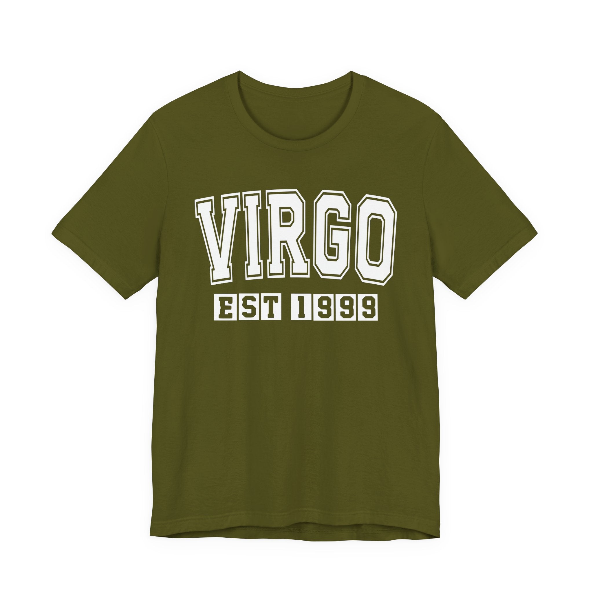Virgo EST (YEAR) Personalization — Zodiac Birthday Tee Shirt