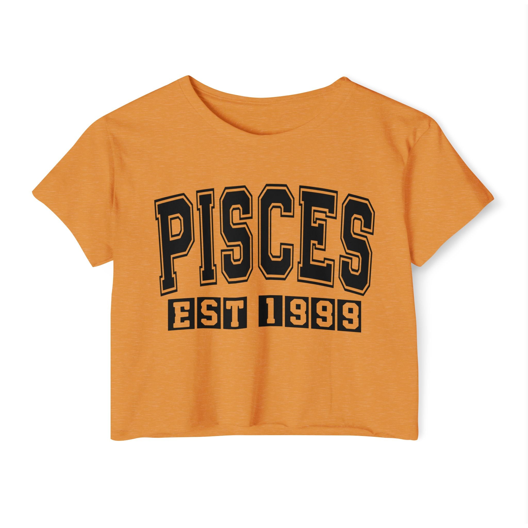 Pisces EST (YEAR) Personalization -  Crop Top
