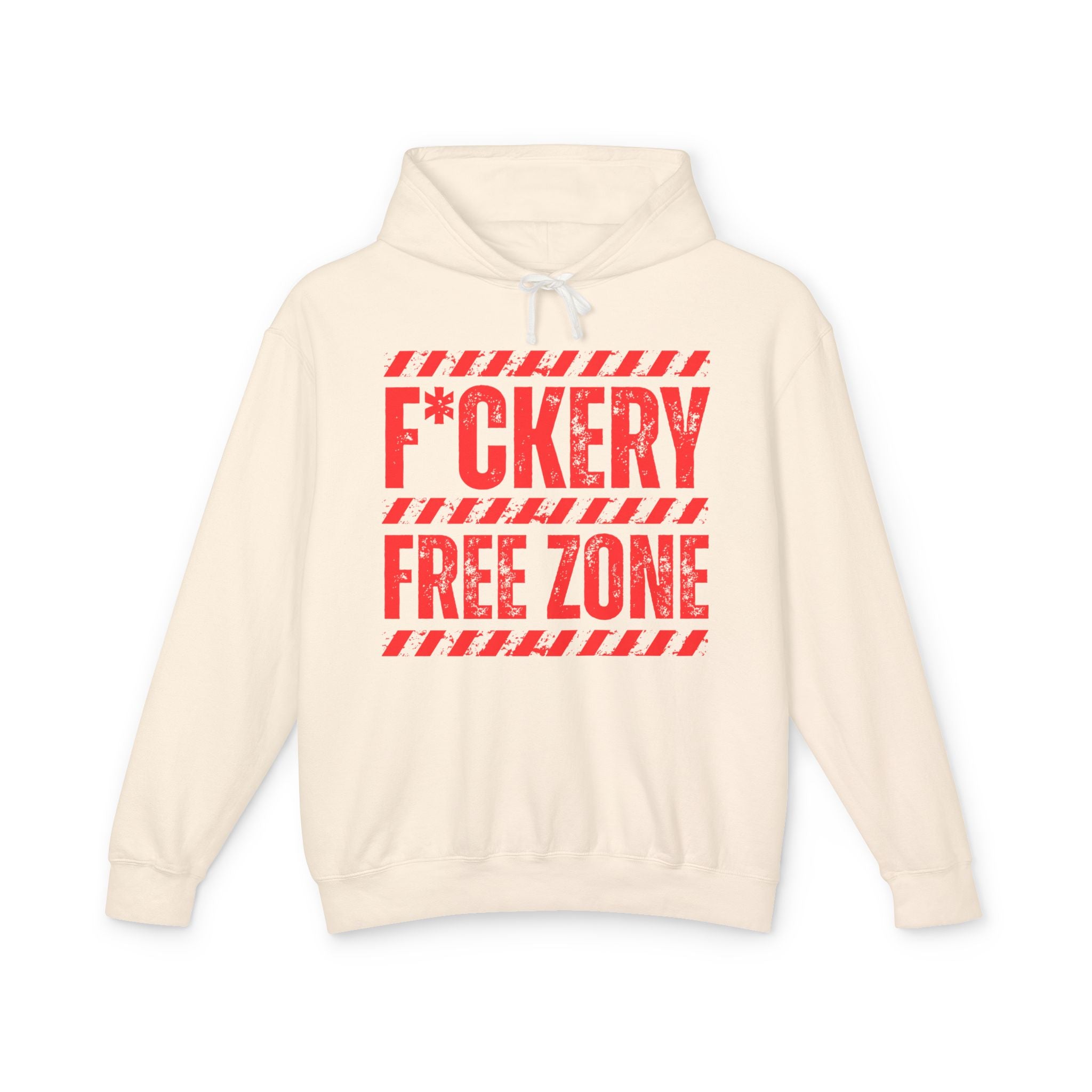 Fuckery Free Zone Hoodie — Funny Boundaries Hoodie