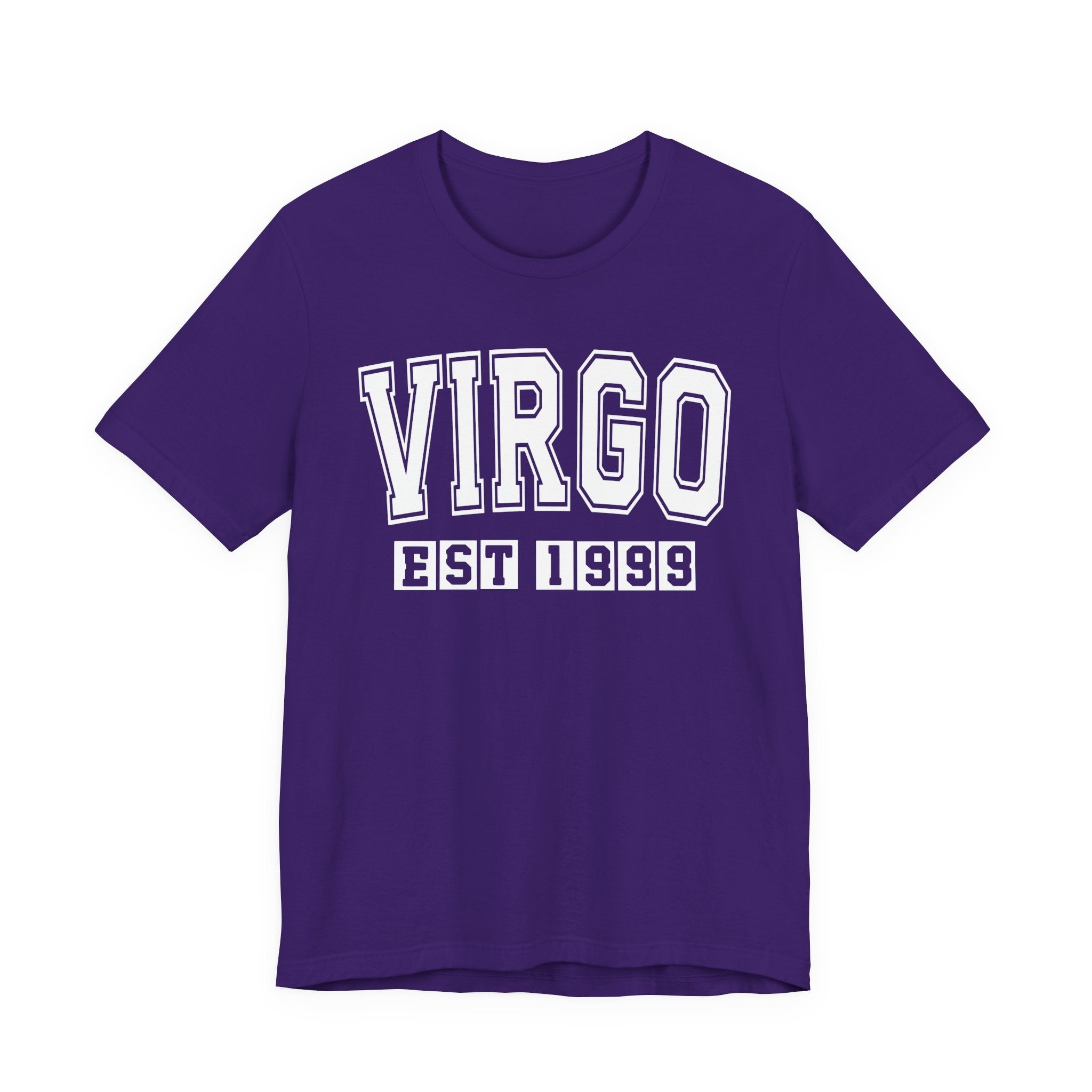 Virgo EST (YEAR) Personalization — Zodiac Birthday Tee Shirt