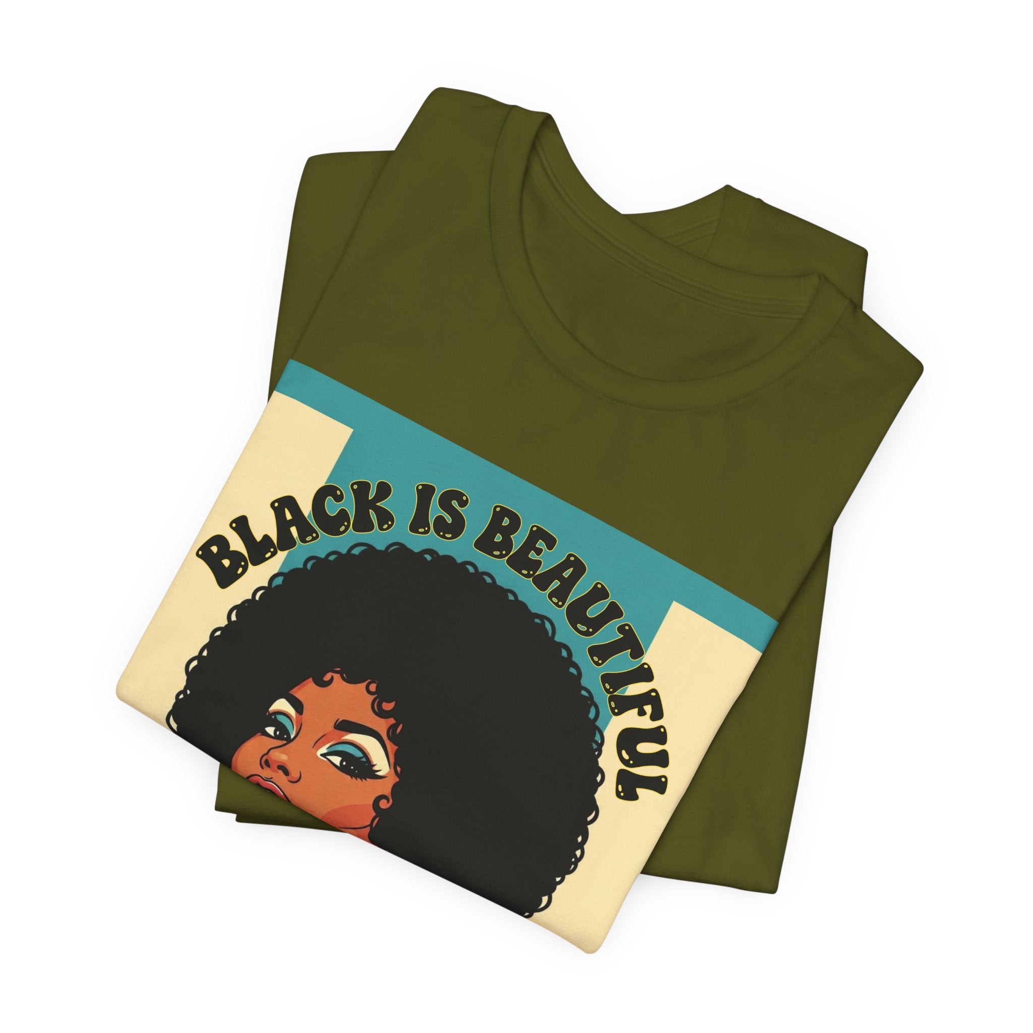 Black Is Beautiful- Black Pride Tee Shirt