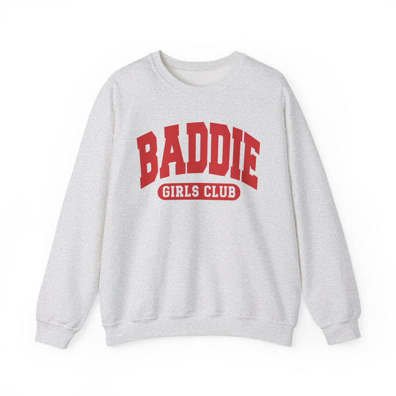 Baddie Girls Club — Retro Collegiate Sweatshirt